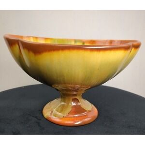 1970s‎ ROYAL HAEGER ART POTTERY VASE PEDESTAL FOOT DRIP GLAZE RG114